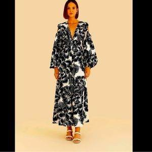 Farm Rio Chita Woodcut Dress